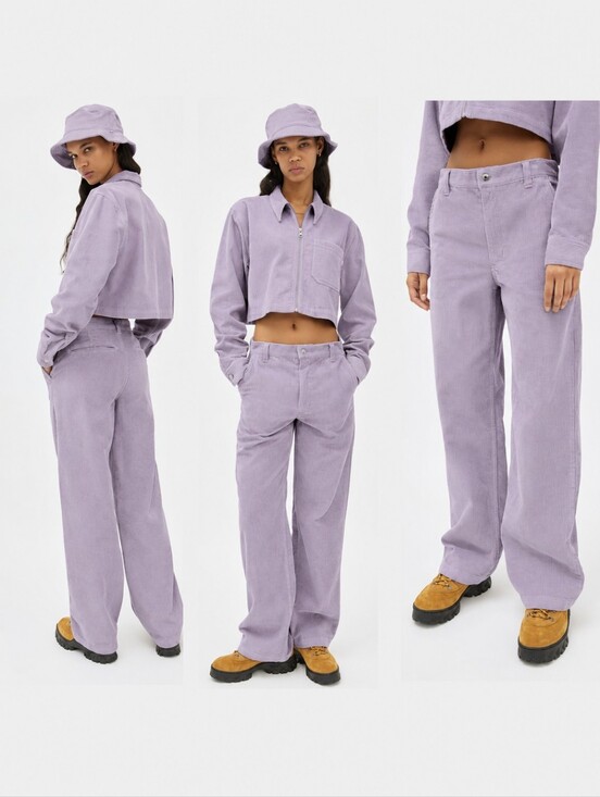 TNA Pants - Aritzia Tna Ripcord Corduroy Pant Size 2 In Purple Ash (lavender)